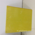 Pièce de machine CNC époxy en matériau jaune 3240